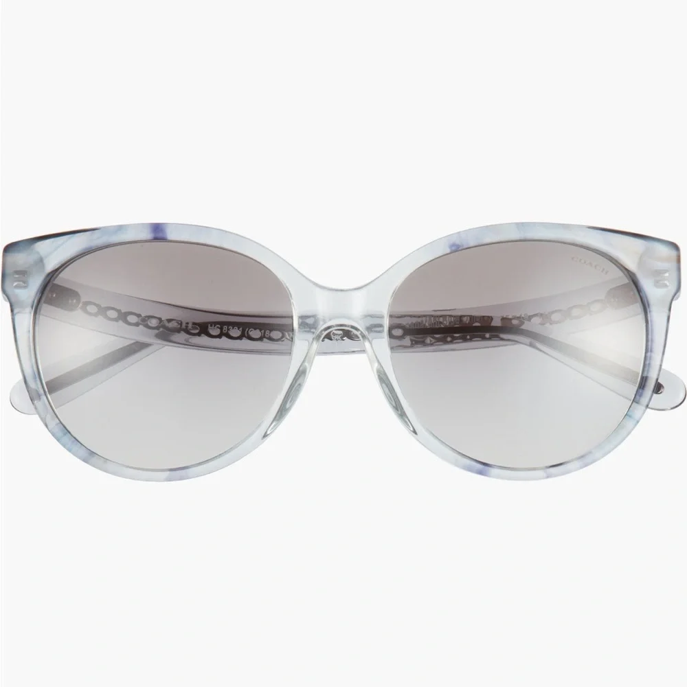 🔥 New Coach Gray Cat-Eye Sunglasses - Picture 2 of 3